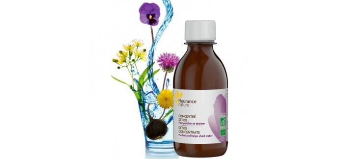 Fleurance Nature: Concentré Detox Bio- flacon de 200ml à 5,95€ au lieu de 14,90€