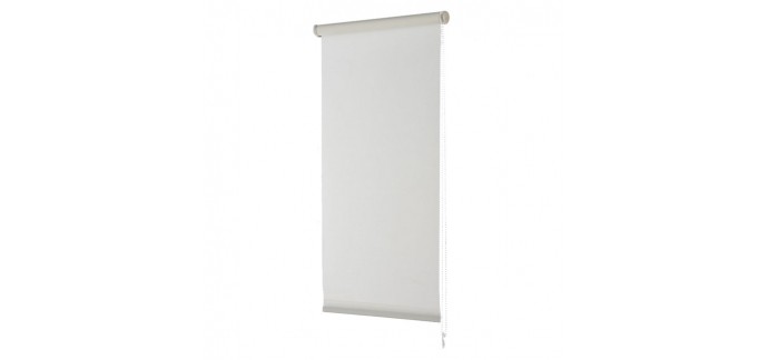 Castorama: Store enrouleur tamisant polyester blanc Easy H. 170 cm à 12,68€ au lieu de 16,90€