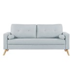 Cdiscount: 279€ d'économie sur le canapé droit fixe 3 places au tissu gris clair scandinave