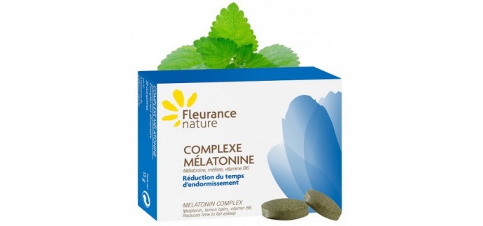Fleurance Nature: Complexe Mélatonine au prix de 5,70€ au lieu de 14,30€