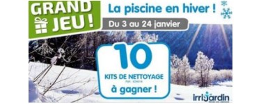 Irrijardin: 10 kits de nettoyage manuel pour piscine à gagner