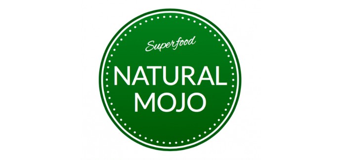 Natural Mojo: 10% de réduction sur votre première commande en vous inscrivant à la newsletter