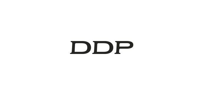 DDP: Livraison offerte pour toute commande 