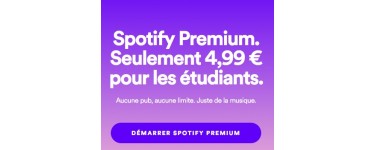 Spotify: Spotify Premium à -50% pour les étudiants