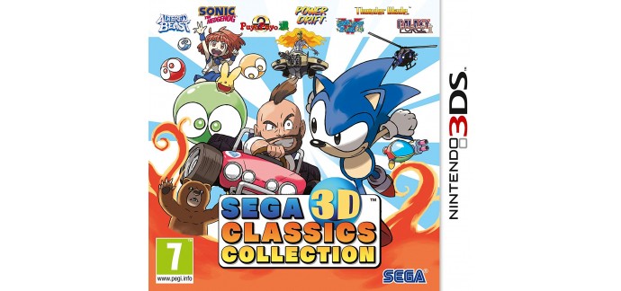 Amazon: Sega 3D Classics Collection sur 3DS au prix de 13,99€