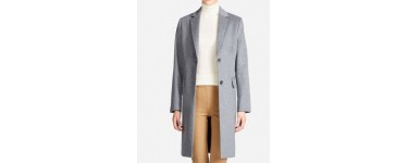 Uniqlo: [Soldes] Manteau CHESTERFIELD laine et cachemire Femme à 69,90€ au lieu de 129,90€