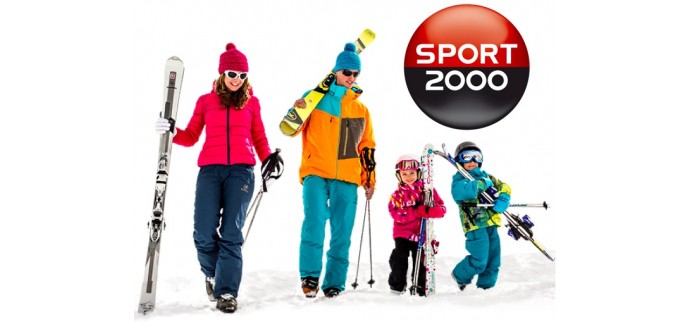 Sport 2000: Jusqu'à -50% sur votre location de skis + code -5% suppl. dès 4 paires louées ou -10% dès 10