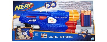 Amazon: Pistolet Nerf B4620EU40 Elite Dual Strike à 10,79€ au lieu de 32,99€ 