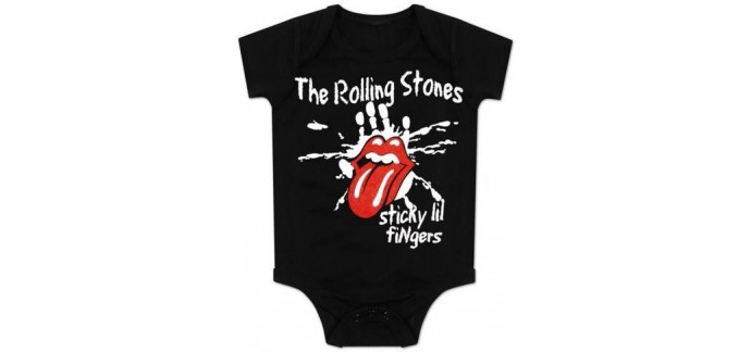 Allposters: The Rolling Stones - Sticky Little Fingers Bodysuit - Enfant à 16.95€