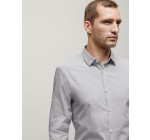 Brice: Chemise bleu rayures fines soldés à 22.98€ au lieu de 45.95€