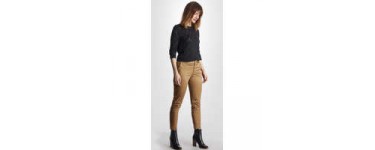 Cyrillus: Pantalon cigarette femme satin de coton à 29,95€ au lieu de 59,90€