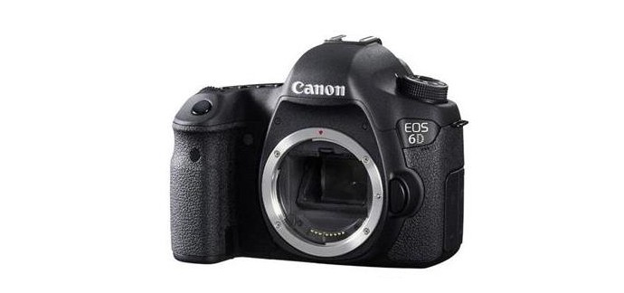 Fnac: Le Reflex Canon plein format EOS 6D en soldes à 1099 € au lieu de 1649 €
