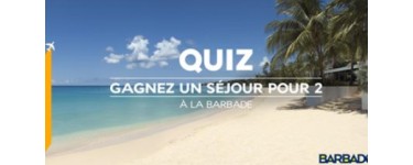 Air France: À gagner un séjour pour 2 à La Barbade.