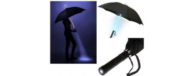 Micromania: [Soldes] Parapluie Star Wars sabre laser LED + torche dans le manche à 29,99€ au lieu de 69,99€