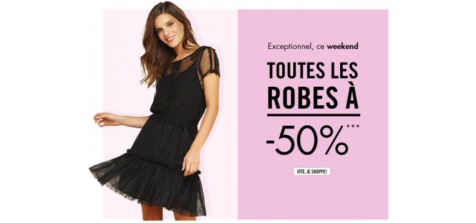 NAF NAF: Toutes les robes et jupes à -50% 