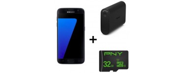 Cdiscount: Smartphone Samsung Galaxy S7 + Batterie externe + Carte Mémoire 32 Go à 349€ (dont 70€ via ODR)