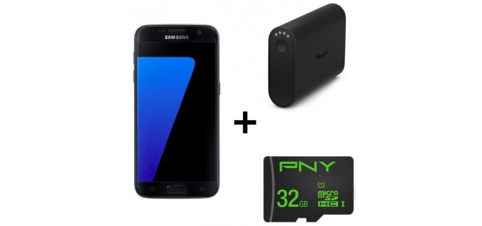 Cdiscount: Smartphone Samsung Galaxy S7 + Batterie externe + Carte Mémoire 32 Go à 349€ (dont 70€ via ODR)