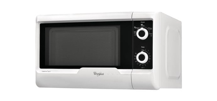 Auchan: Four micro-ondes MWD119WH WHIRLPOOL Compact Solo Blanc à 69€