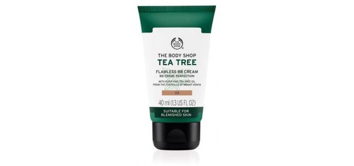The Body Shop: BB crème perfection arbre à thé à 4,75€ au lieu de 9,50€