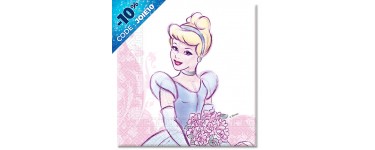 Disney Store: Lot de 20 serviettes de fête Princesses Disney à 1,68€ au lieu de 5,69€