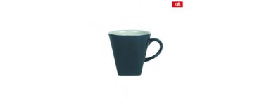 Excedingue: -45% pour le lot de 6 Tasses carré 20cl gris , soit 4,94€ au lieu de 8,99€