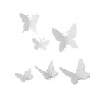 Fly: [En stock] Lot de 9 décorations murales papillons blancs à 9,99€