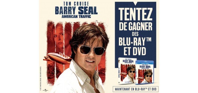 BFMTV: 5 Blu-ray & 10 DVD du film "Barry Seal American Traffic" à gagner