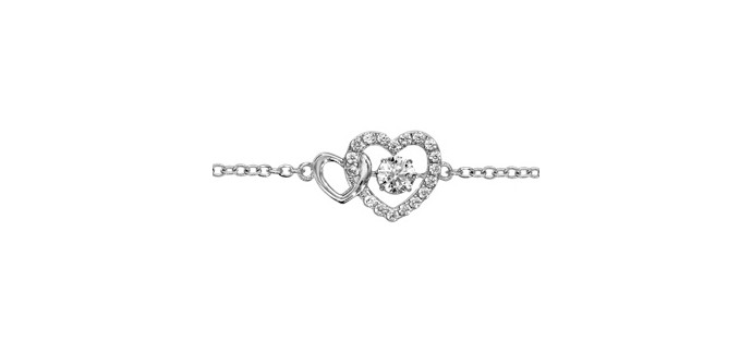 1001 Bijoux: Bracelet Dancing Stone en argent à 71,50€ au lieu de 79,50€