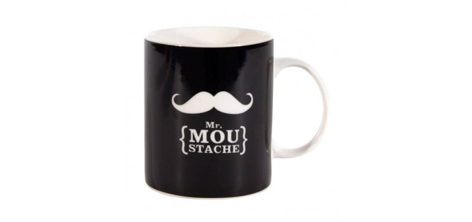 JouéClub: Mug Mr Moustache à 1,80€ au lieu de 5,99€