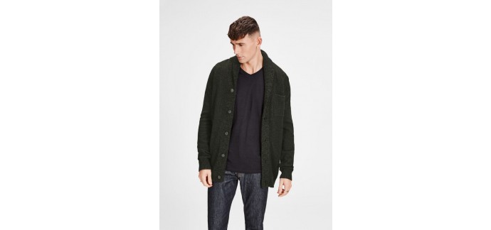 JACK & JONES: Cardigan classique en maille à 23,95€ au lieu 39,99€