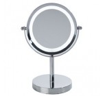 GiFi: Miroir à led sur pied double face gris à 18€