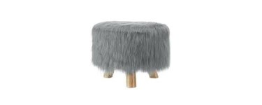 GiFi: Pouf imitation fausse fourrure à 15,90€