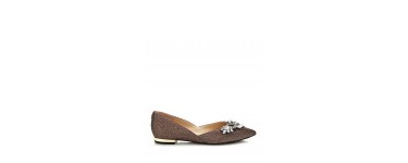 Guess: Ballerines shoein effet lamé à 67,50€ au lieu de 135€