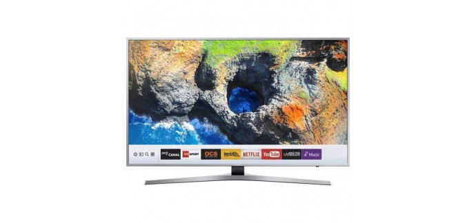 Cdiscount: TV Led 49" (123cm ) SAMSUNG UE49KU6450  en soldes à 599,99€ au lieu de 974,55€