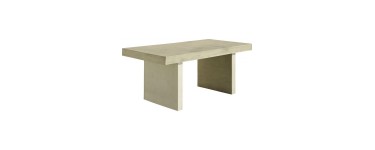 Habitat: Promo -50% sur la table de jardin en béton au prix de 332,50€ au lieu de 657€