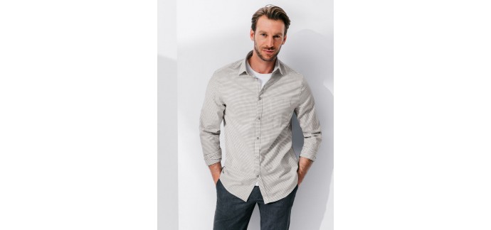 Brice: Chemise pour homme manche longue à 19,38€ au lieu de 39,95€
