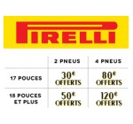 Allopneus: Jusqu'à 120€ de bons d'achat offert pour l'achat de pneus tourisme, 4x4 ou VU de la marque Pirelli