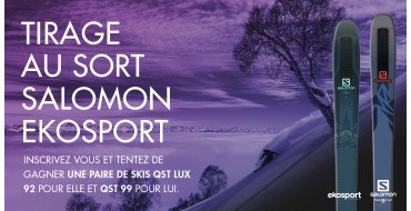 Salomon: Tentez de gagner des ski Salomon QST !