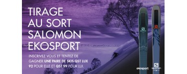 Salomon: Tentez de gagner des ski Salomon QST !
