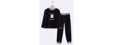 Cyrillus: Pyjama garçon en velours en solde à 14,95€ au lieu de 29,90€