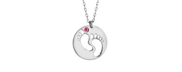 1001 Bijoux: Collier en argent rhodié avec pendentif en solde à 31,15€ au lieu de 50,90€