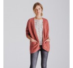 Phildar: Gilet femme oversize coton/laine à 20€ au lieu de 49,99€