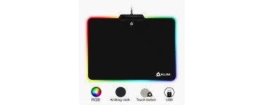 Amazon: KLIM Tapis de Souris RGB Chroma à 29,66€ au lieu de 49,90€