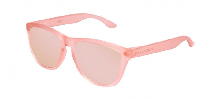 Hawkers: La paire de lunettes Frozen Nude - Rose Gold One à seulement 18€