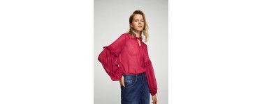 Mango: -31 % sur la blouse plumetis au prix de 24,99€ au lieu de 35,99€