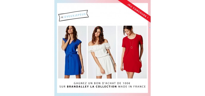 Brandalley: un bon d'achat de 100€ sur Brandalley la collection Made in France