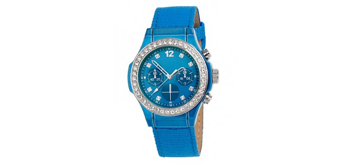 Helline: Montre-bracelet bleue en soldes à 16,50€ au lieu de 49,90€