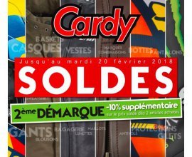 Cardy: -10% de remise supplémentaire dès 2 articles en solde achetés