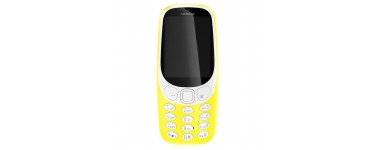 Cdiscount: Téléphone portable Nokia 3310 Jaune à 29,99€ au lieu de 49,99€ (dont 20€ via ODR)