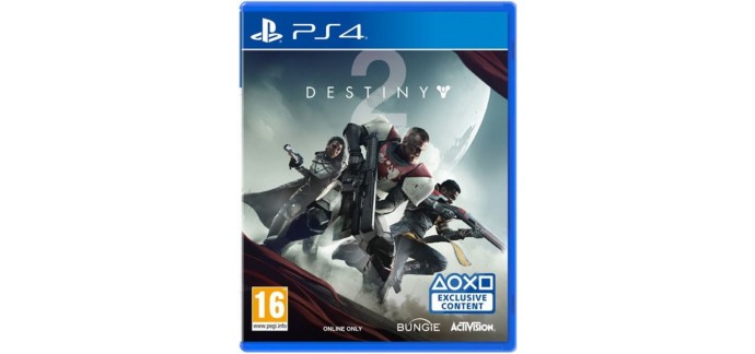 Base.com: Destiny 2 sur PS4 à 20,52€